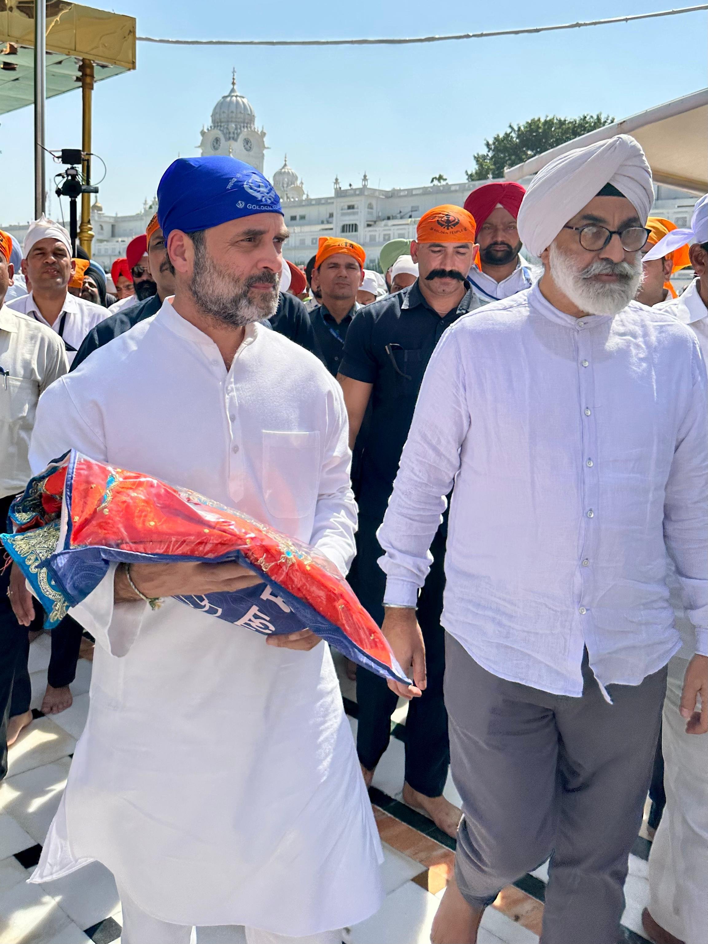 Rahul Gandhi Golden Temple