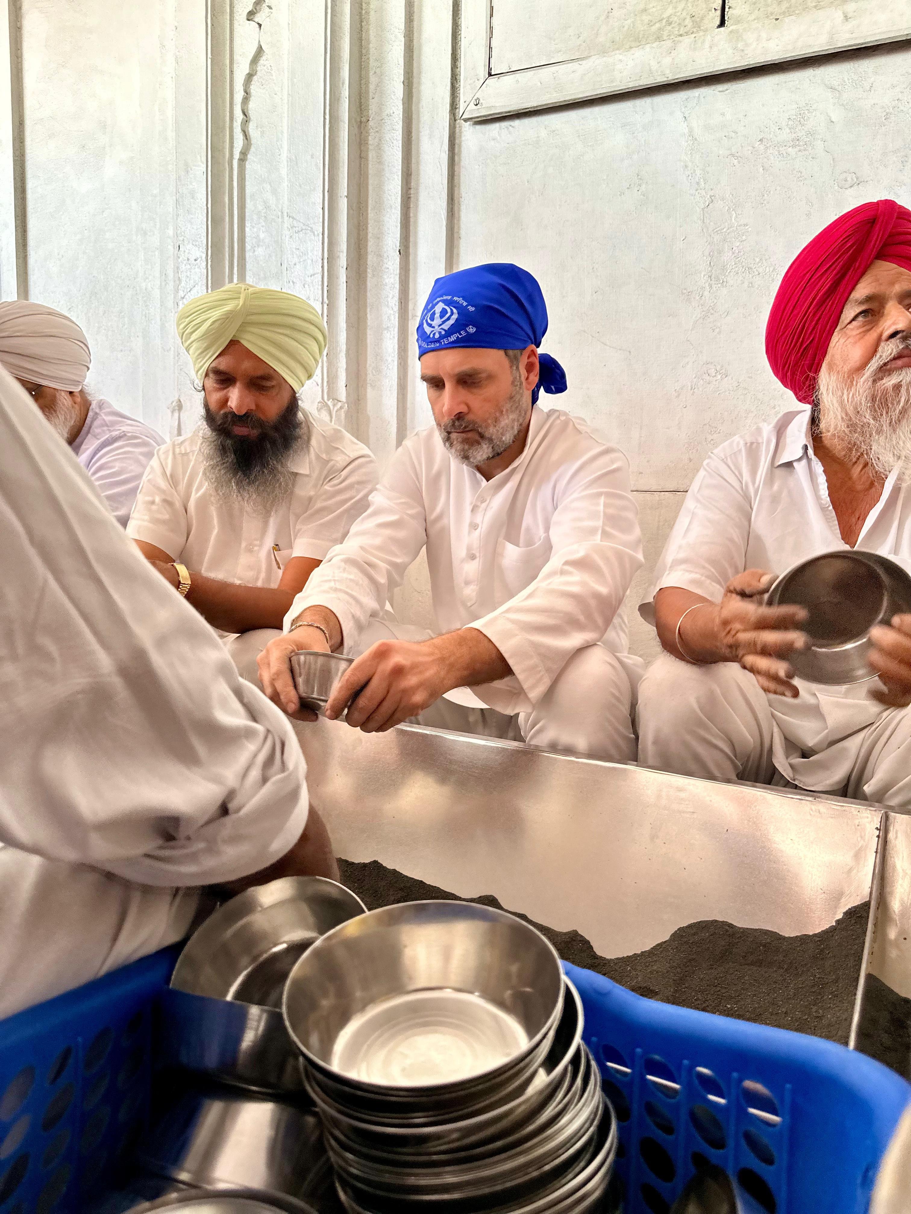 Rahul Gandhi Golden Temple