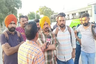 Common people angry over AAP to the use of 1300 government buses in AAP rally patiala