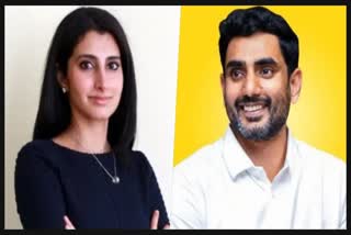 Nara Lokesh and Brahmani on Gandhi Jayanti