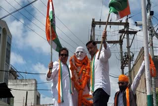 Congress Bharosa Yatra in Bhilai