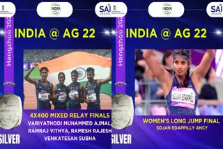 4x400m mixed team bring silver