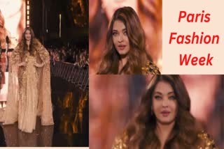 Aishawrya Rai Bachchan Stuuning ramp walk in Paris Fashion Week