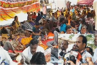 Intermediate teachers on hunger strike protest will continue till chief minister stalin fulfill their demand