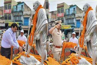 Mahatma Gandhi and Lal Bahadur Shastri Birth anniversary celebrated in Ramgarh