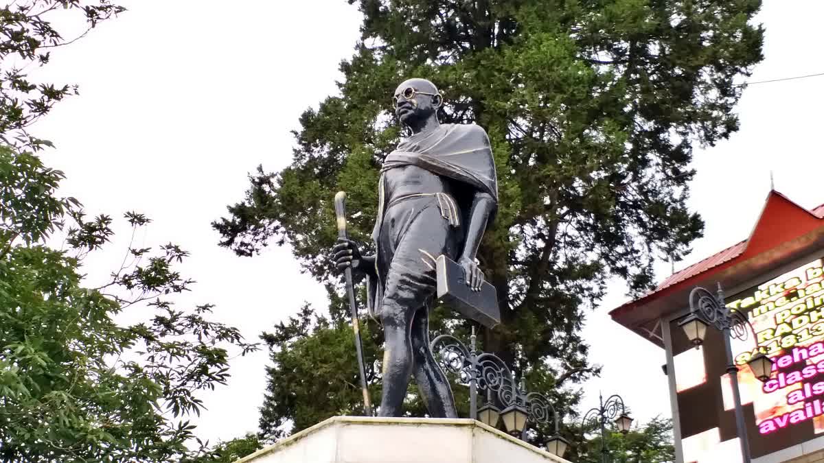 Shimla Ridge Connection with Gandhi