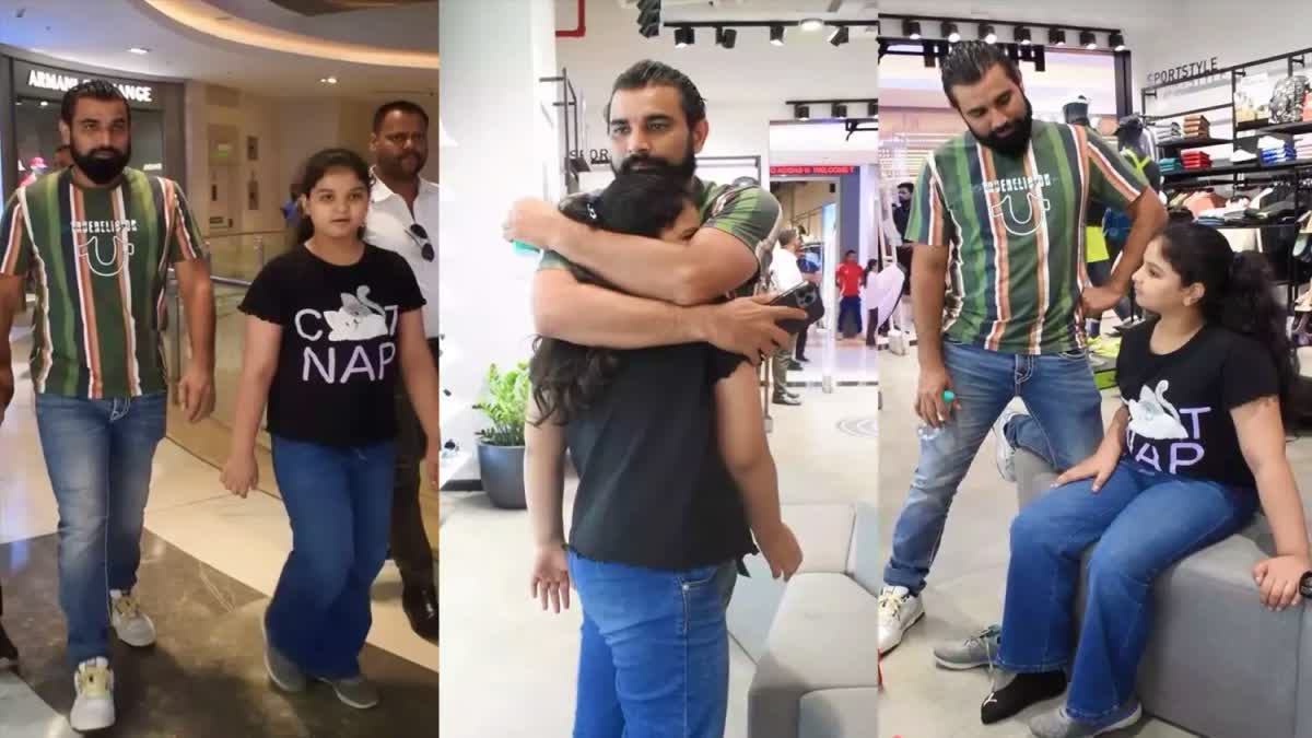 Mohammed Shami meet daughter Aaira