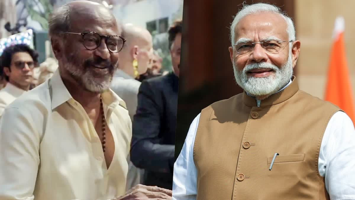 Actor Rajinikanth, PM Narendra Modi