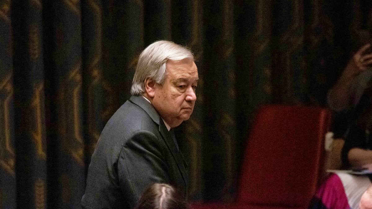 Israel bans UN Chief from entering country says he is backing to terrorists Hamas Hezbollah and iran