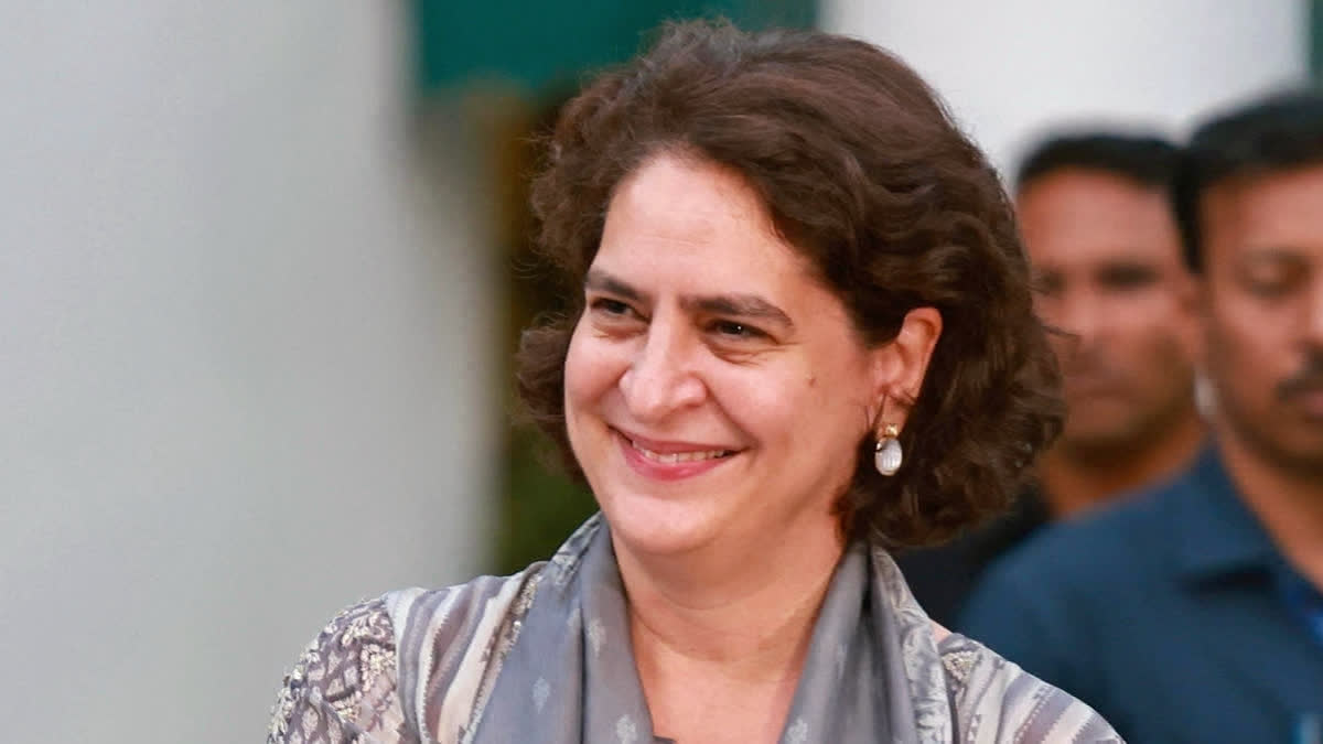 File photo of Congress leader Priyanka Gandhi Vadra