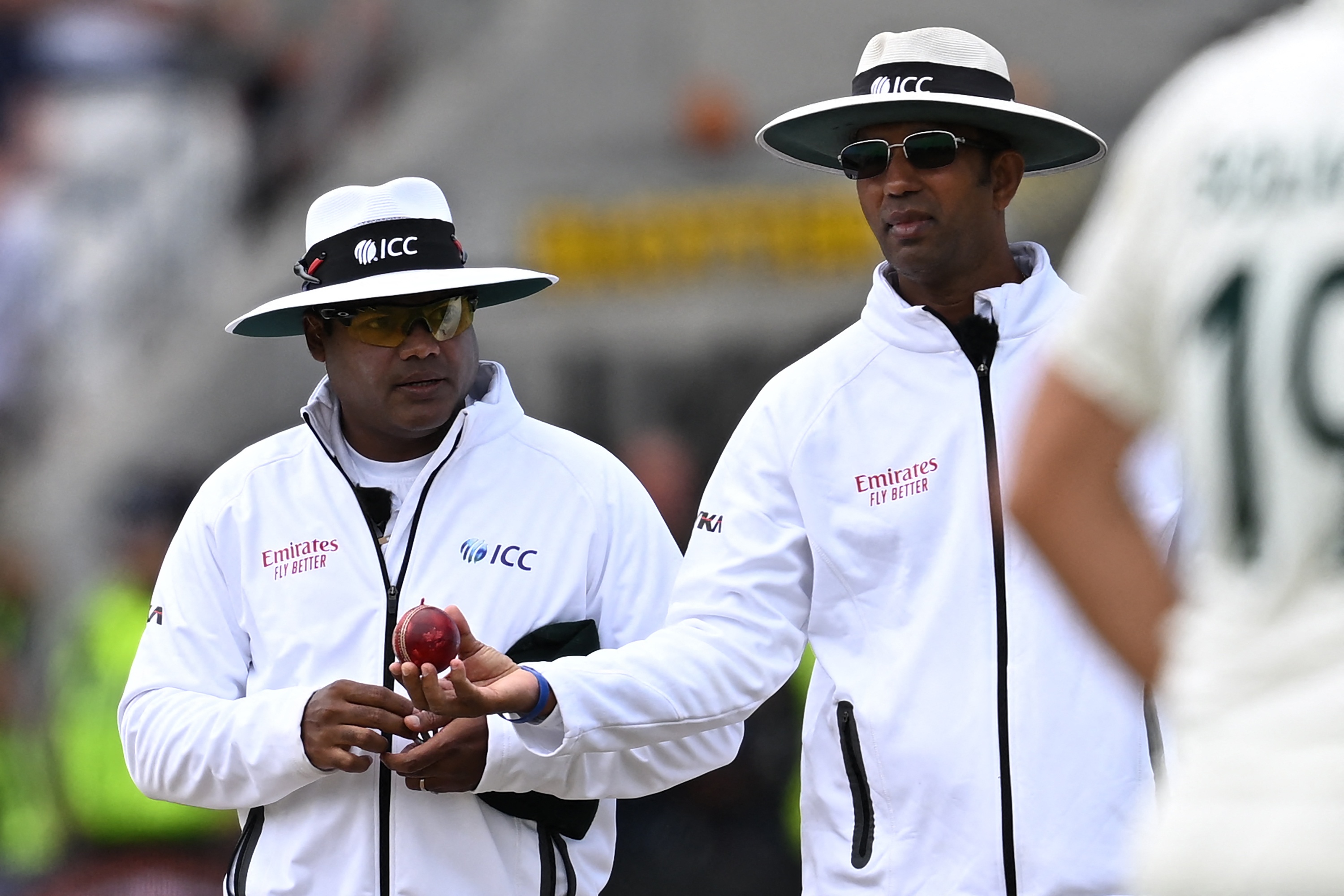 Indian Cricket Umpire Nitin Menon (AFP Photo)