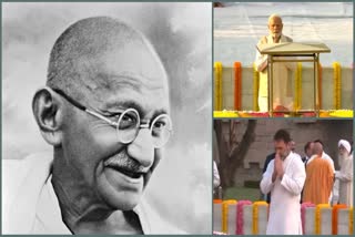 PM Modi and Rahul Gandhi pays tribute to Gandhi