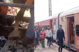 railway action in case of running a train on broken track in jhansi one employee suspended latest update