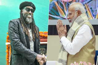 Chris Gayle Meets PM Modi