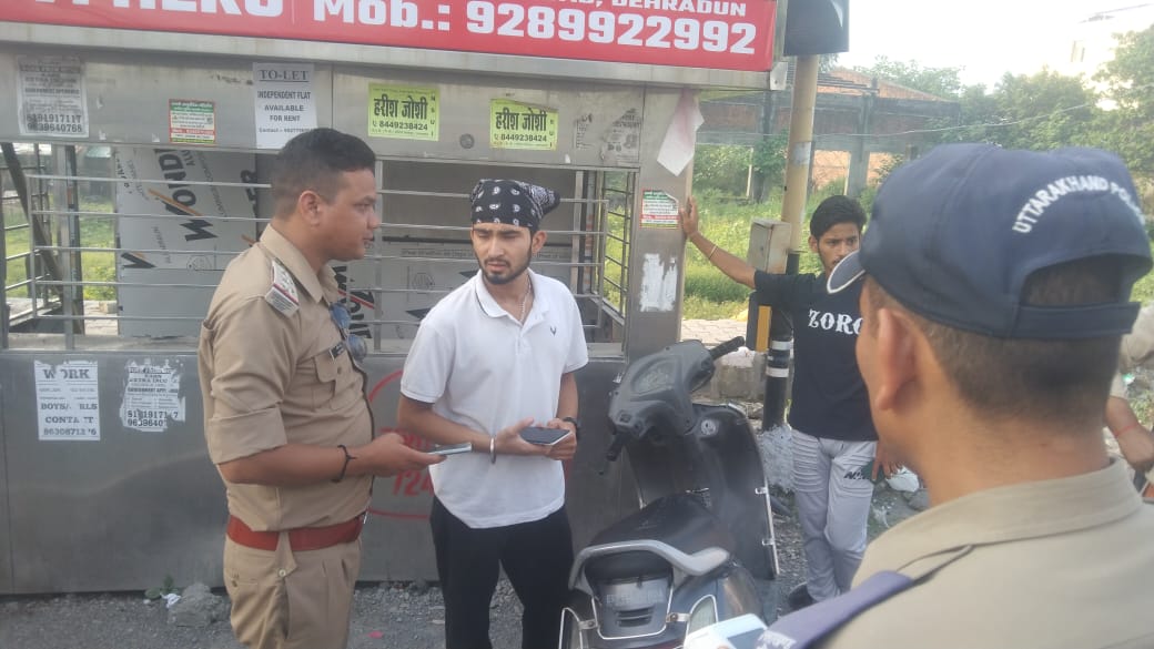 dehradun traffic police challan