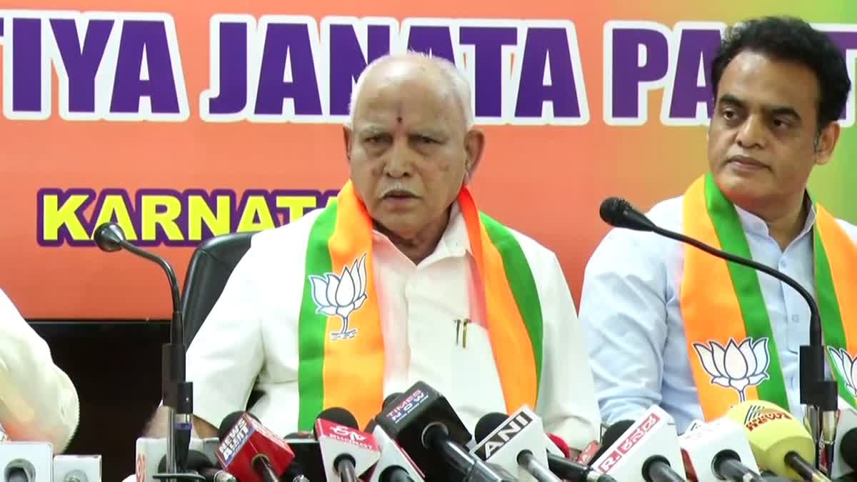 Former CM B S Yediyurappa