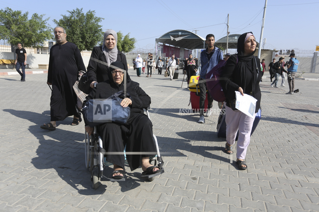 Foreign nationals and dozens of seriously injured Palestinians were allowed to leave Gaza