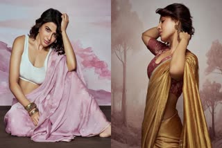 samantha Latest photoshoot in Saree looks so beautiful goes viral in social media