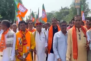 BJP and BTP candidates,  candidates filed nominations