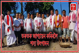 Preparations for Rangia session of Srimanta Sankardeva Sangha