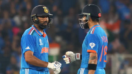 Cricket World Cup 2023  Mark Nicholas About Rohit And Virat Kohli  Rohit Sharma Stats In Cricket World Cup 2023  Virat Kohli Stats In Cricket World Cup 2023  Most Runs In Cricket World Cup 2023  ഏകദിന ക്രിക്കറ്റ് ലോകകപ്പ്  ലോകകപ്പ് റണ്‍വേട്ട  വിരാട് കോലി രോഹിത് ശര്‍മ  മാര്‍ക്ക് നിക്കോളസ്  ഇന്ത്യ ശ്രീലങ്ക