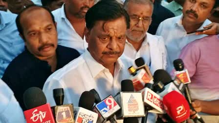 Minister Dr HC Mahadevappa spoke to the media.