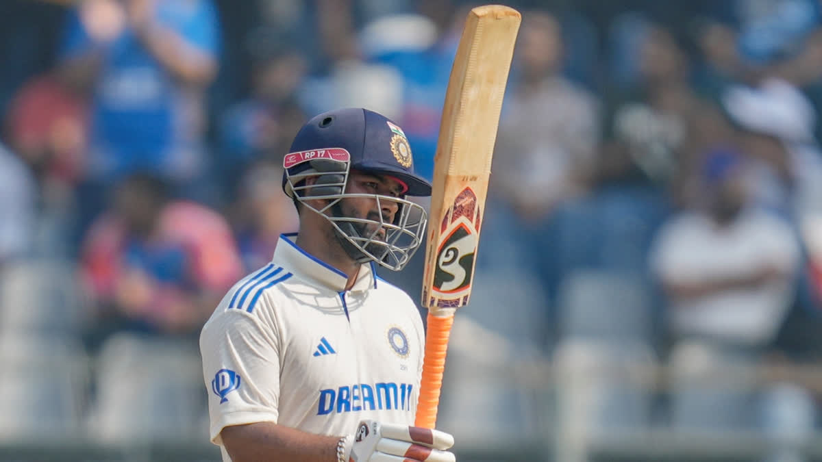 Rishabh Pant broke Yashasvi Jaiswal's record for the fastest Test fifty by an Indian batter against New Zealand.