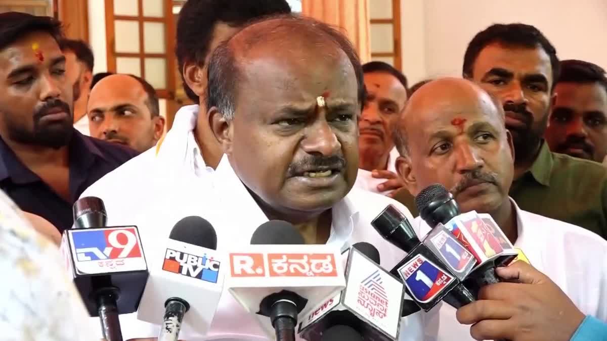 Union Minister H D Kumaraswamy