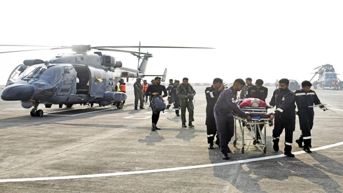 Navy Successfully Evacuates 'Critically Ill' Indian Seafarer On Western Seaboard