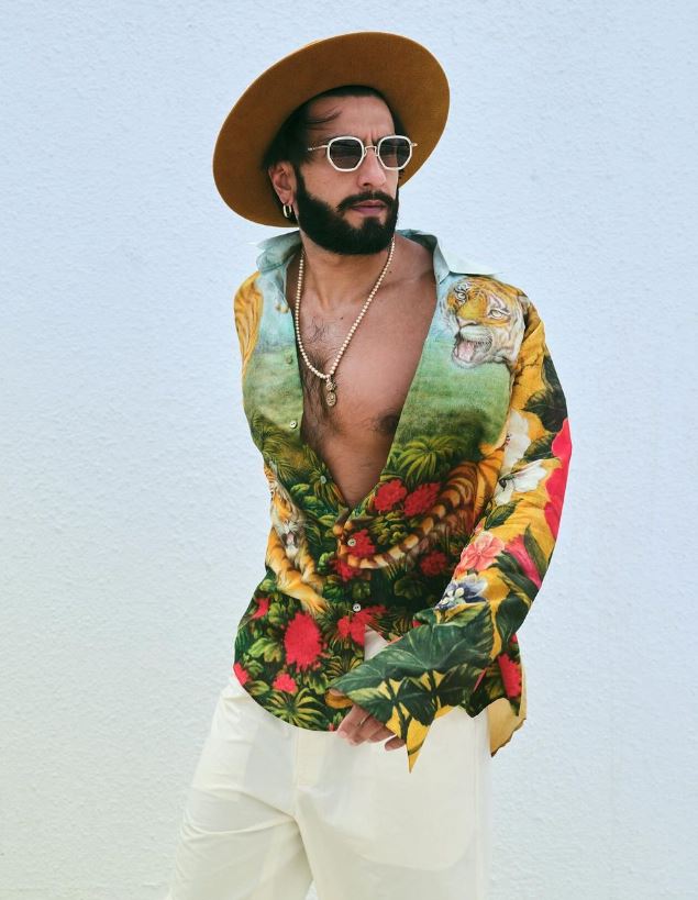 Ranveer Singh picked a floral version of the florid shirt trend