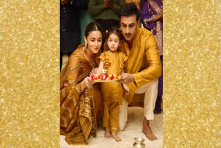 Alia Bhatt, Ranbir Diwali with Raha