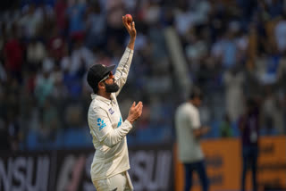 Ajaz Patel grabbed five wickets to help New Zealand dismiss India for 263 as the hosts took a 28-run first-innings lead on Saturday.