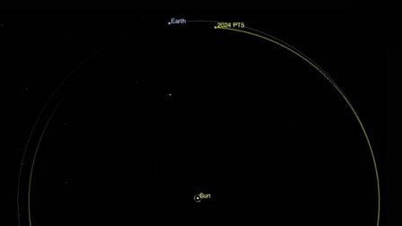 Asteroid 2024 PT5's Orbit Around the Sun