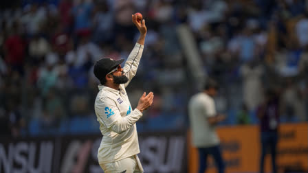 Ajaz Patel grabbed five wickets to help New Zealand dismiss India for 263 as the hosts took a 28-run first-innings lead on Saturday.