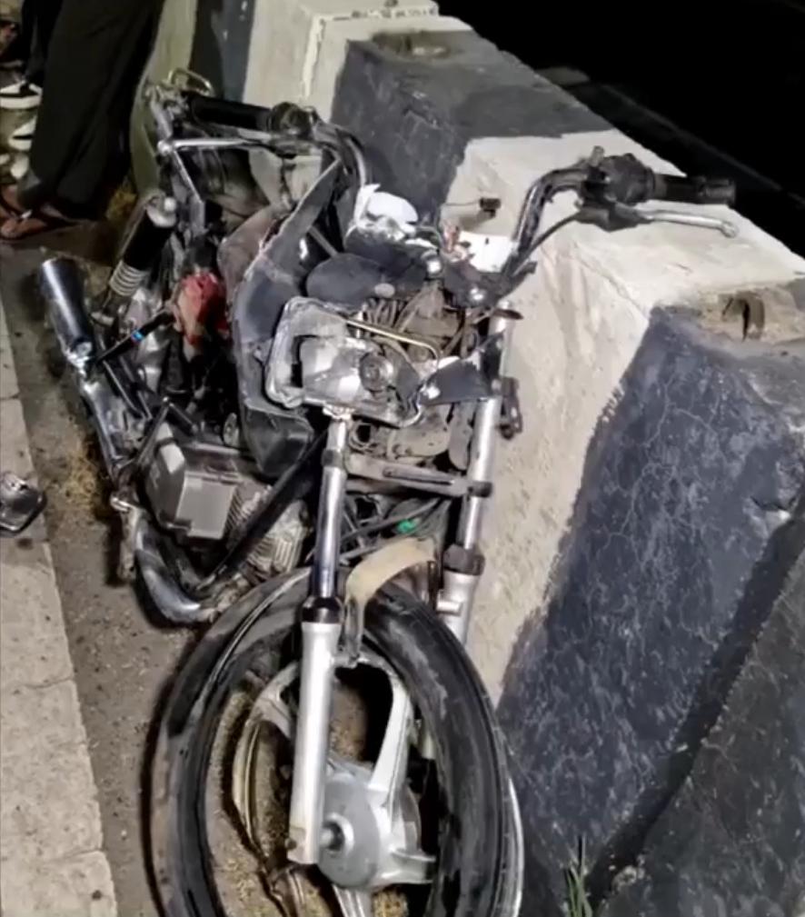 Thar dragged bike in Karnal Haryana video goes viral on social media