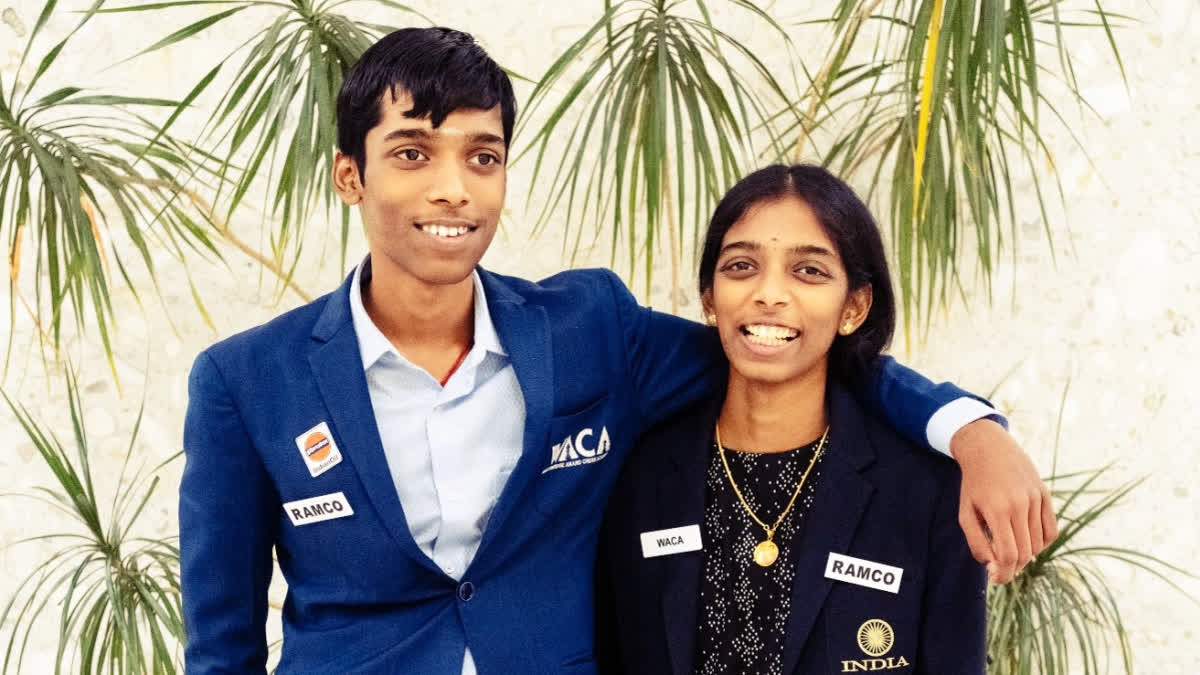 GM Praggnanandhaa wins Xtracon Open 2019 and his sister Vaishali