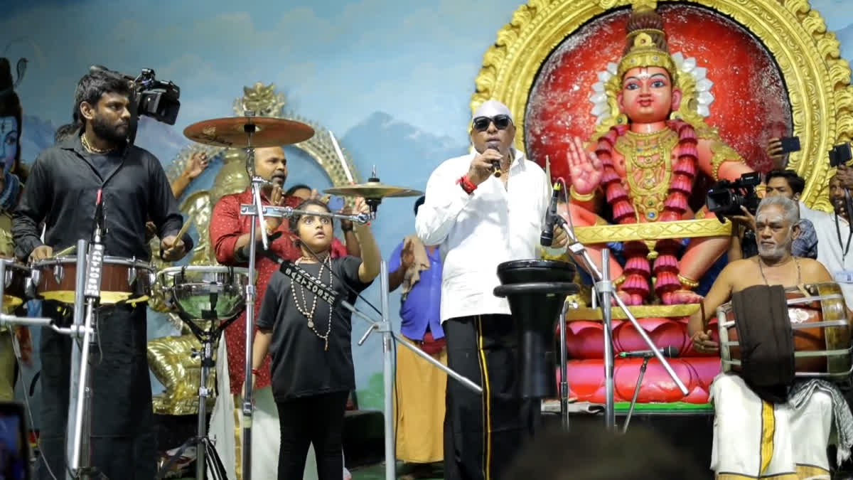 drums sivamani music concert at sabarimala