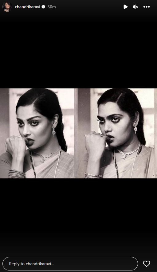 Chandrika Ravi Recreate Silk Smitha Look