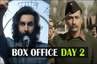 Animal vs Sam Bahadur box office day 2: Ranbir Kapoor's film faces major drop after big opening, Vicky Kaushal starrer lags behind