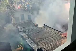 Massive Fire incident in Golaghat