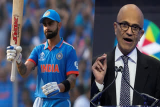 Microsoft CEO Satya was asking for Team India and former skipper Virat Kohli's score updates during his meeting in the recently concluded ICC ODI World Cup 2023, where Pat Cummin-led Australia thrashed Rohit Sharma-led side in the summit clash by six wickets in Ahmedabad.