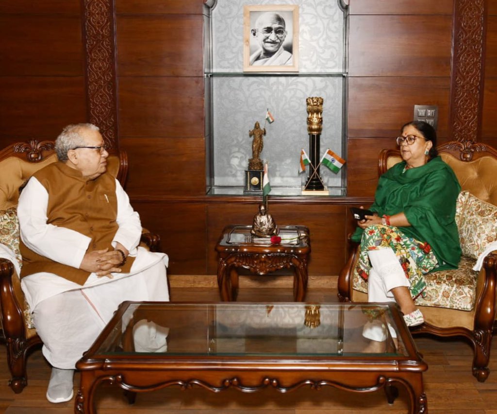 Kalraj Mishra and Vasundhara Raje