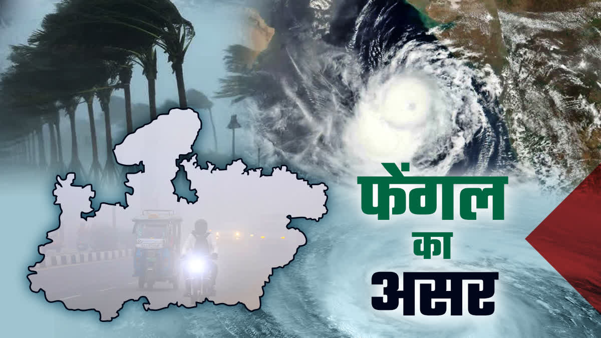 CYCLONE FENJAL AFFECT ON MP WEATHER