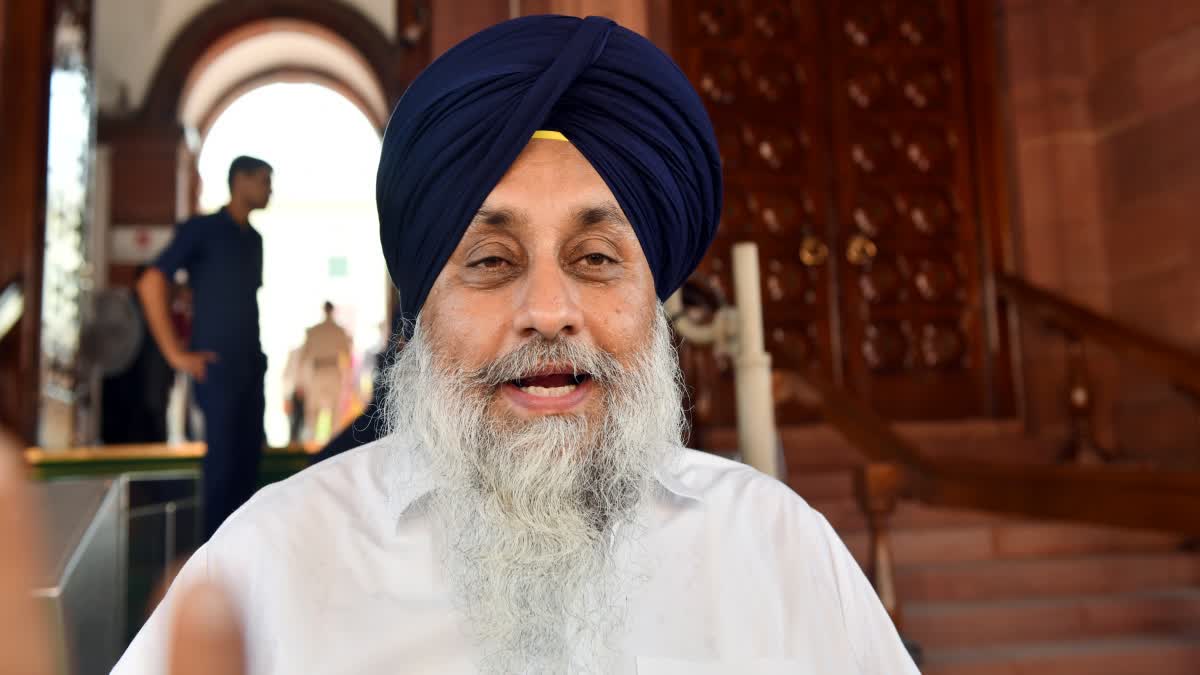 Former Punjab Chief Minister Sukhbir Singh Badal