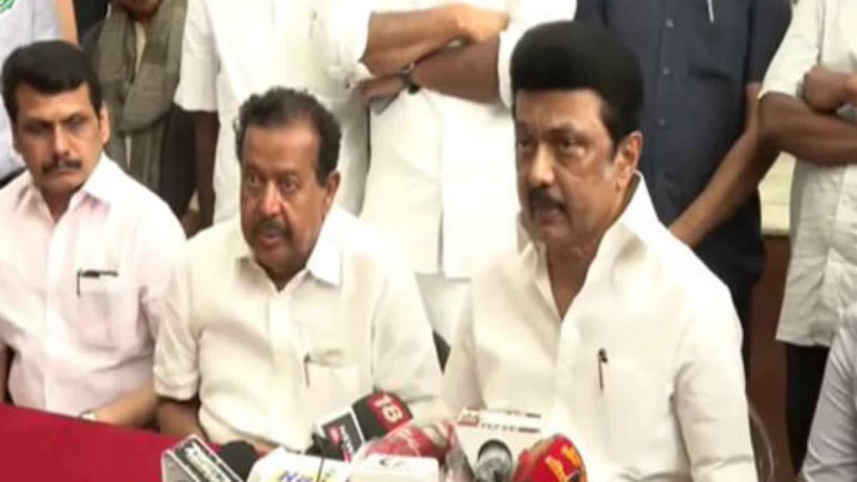 CYCLONE FENGAL RELIEF TAMILNADU  TN CM STALIN CRITICIZED CENTRE  ഫെന്‍ജൽ ചുഴലിക്കാറ്റ് തമിഴ്‌നാട്  തമിഴ്‌നാട് മുഖ്യമന്ത്രി സ്റ്റാലിൻ