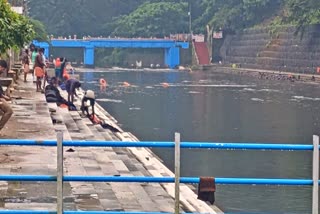 KERALA RAIN ALERT  SABARIMALA NEWS  ശബരിമലയില്‍ ശക്തമായ മഴ  മഴ മുന്നറിയിപ്പ് ശബരിമല