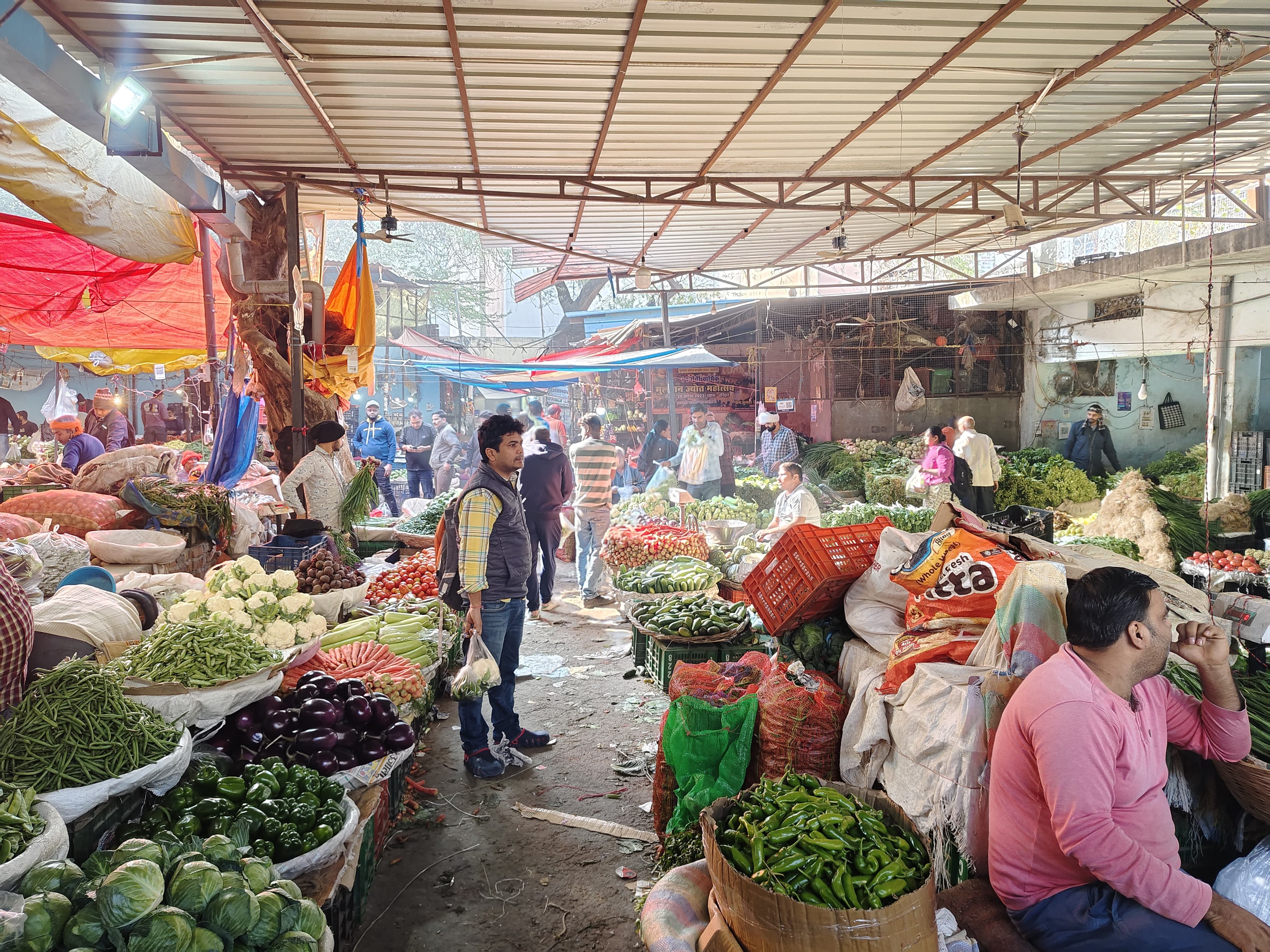 महरौली मंडी में भी बढ़ी सब्जियों की कीमतें