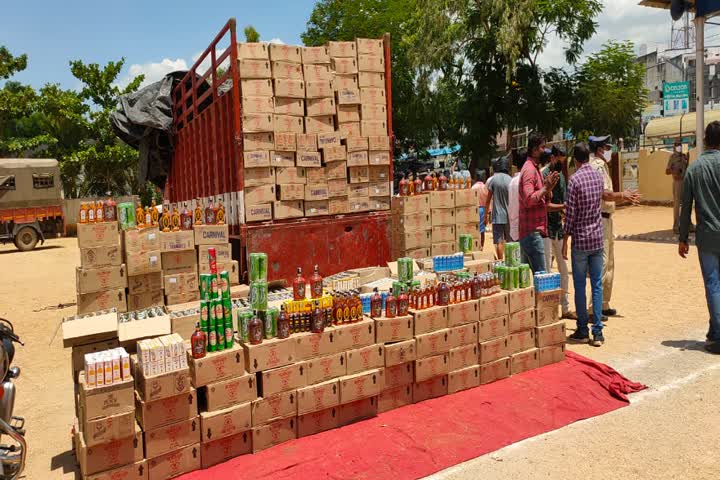 liqour caught at Chittoor district