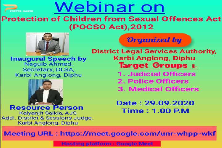 Webinar organised by DLSA