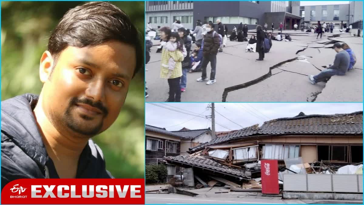 Visva-Bharati professor currently in Japan describes earthquake calamity to ETV Bharat